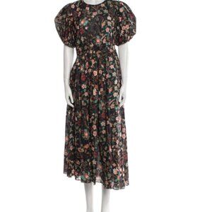 Ulla Johnson Floral Long Print Dress